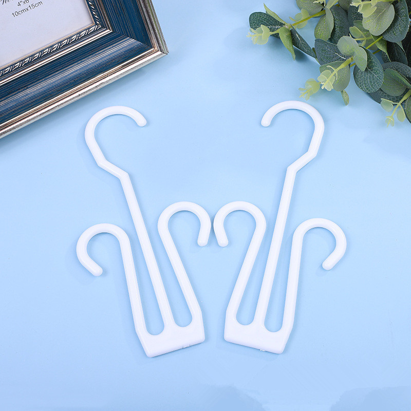 Custom Wholesale White Shoe Shop Supermarket Display Plastic Shoes Hanger Hook