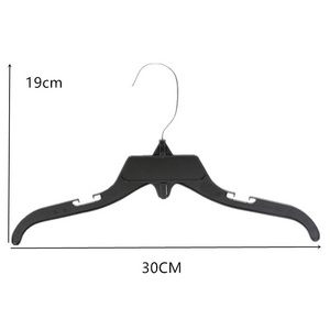 498 Wholesale Baby Kids Children Clothes Hanger Suit Garment Coat Top Black Plastic Hangers For Top  Clothing