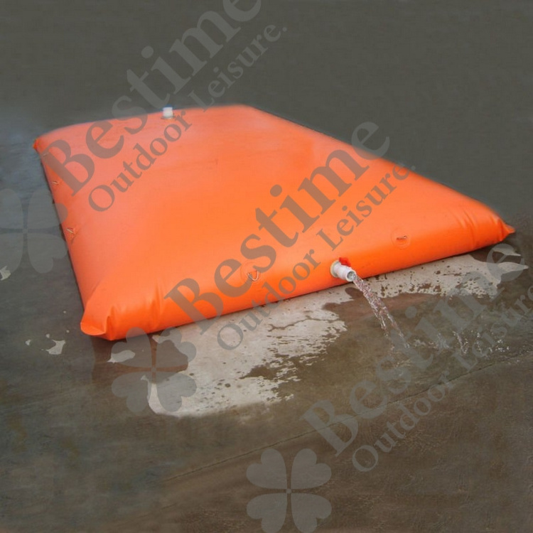 PVC tarpaulin portable and flexible water storage bladder tank