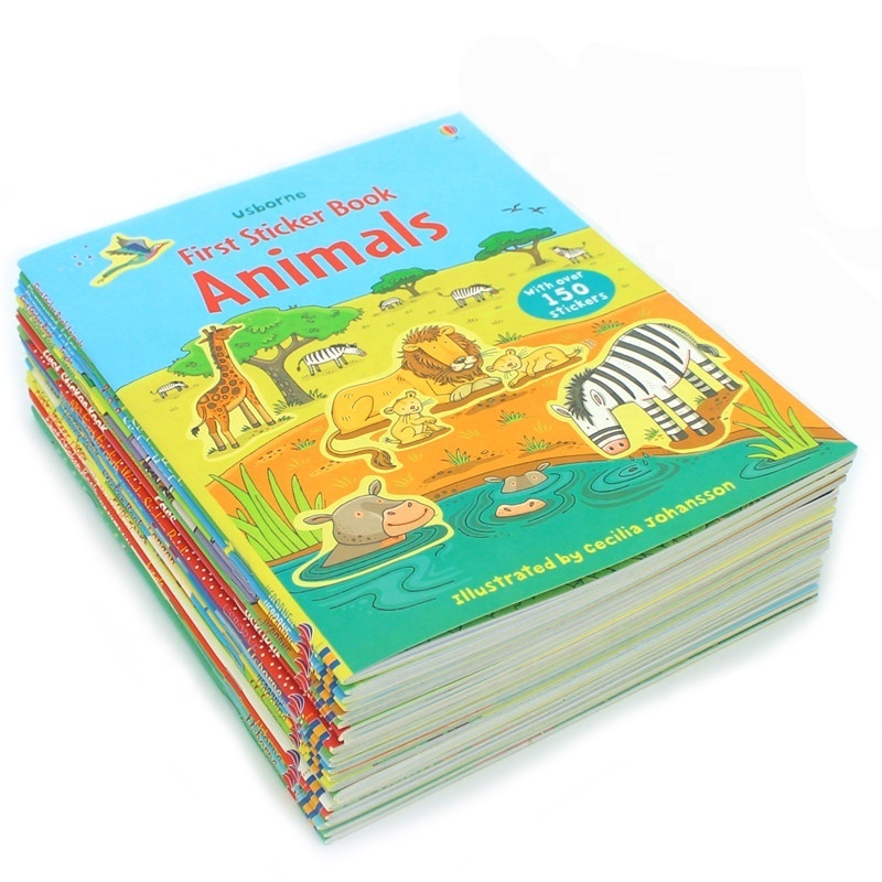 Print ABC Book Sticker Books Printing Book Cover Sticker Printing Services