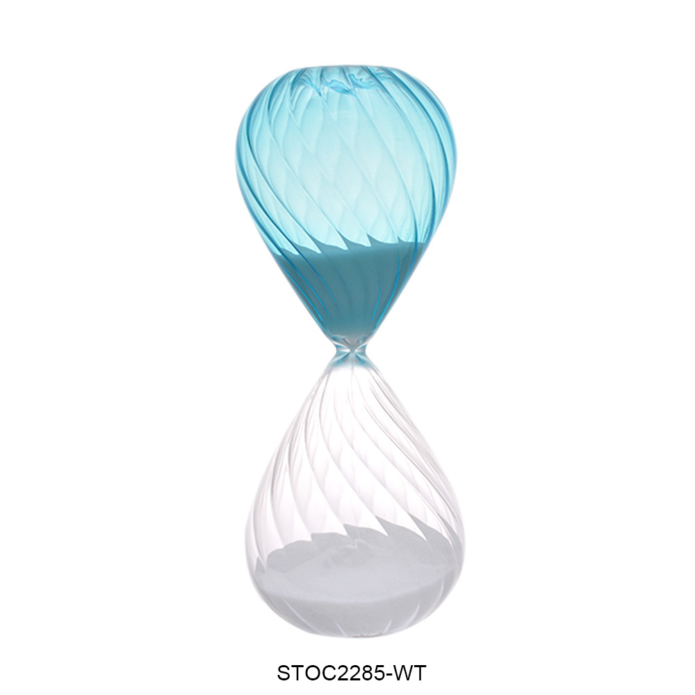 high quality modern style glass hourglass sand timer 15 minutes 30 minutes 60 minutes hourglass 3d sand timer