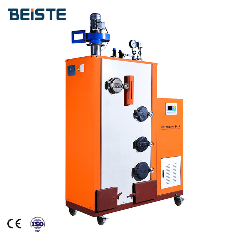 Beiste 100kg 200kg 300kg Vertical Industrial Boiler Price Wood fired Steam Boiler for House Heating Hot Water Boiler