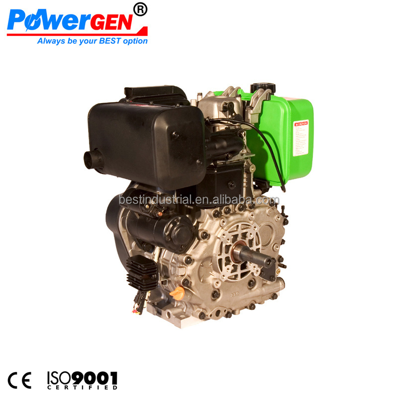 Top Seller!!! Powergen 186F Single Cylinder 4 Stroke Vertical Diesel Engine 10HP