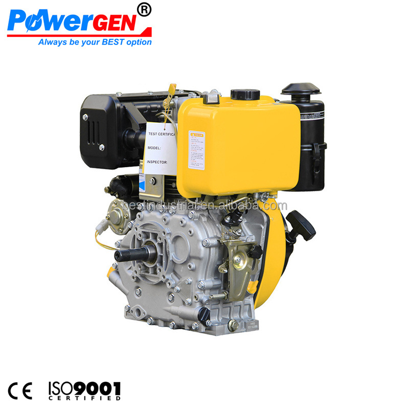 Top Seller!!! Powergen 186F Single Cylinder 4 Stroke Vertical Diesel Engine 10HP