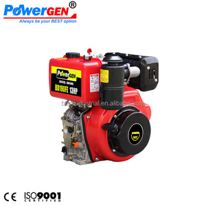 Best Seller!!! POWERGEN 190FE Electric Start Air Cooled Single Cylinder 13HP Diesel Engine