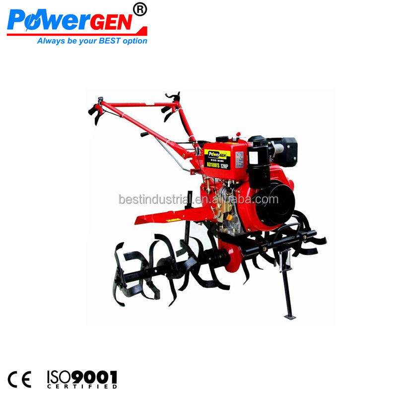 Best Price!!! POWERGEN 188FSE Air Cooled Single Cylinder 1500RPM/1800RPM 4 Stroke 12HP Diesel Engine for Tiller