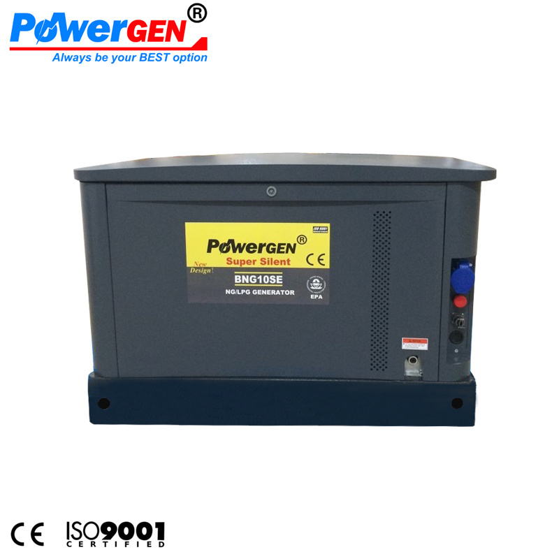 Dual Fuel !!! 60dB!!! POWERGEN 10KW LPG/NG Power Super Silent Natural Gas Kohler Type Turbine Generator 10KVA