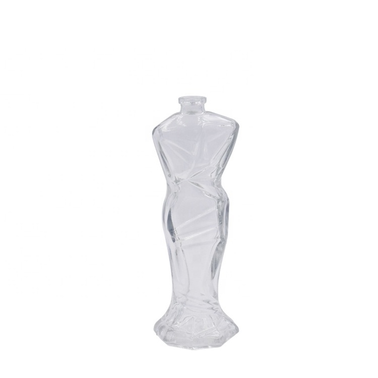 30ml 50ml 100ml 2024 Hot Sale Woman Body Shape Glass Refillable Perfume Bottle with Spray Pump