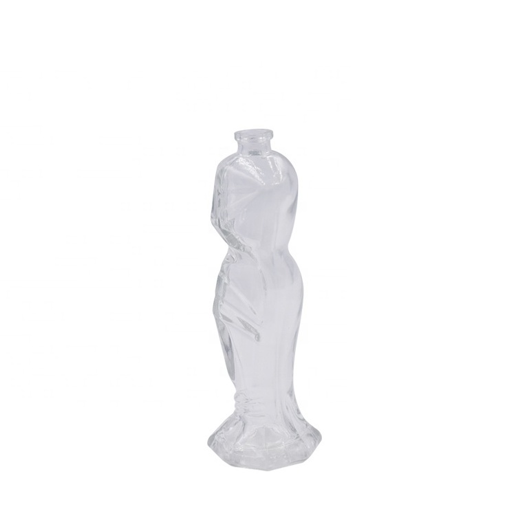 30ml 50ml 100ml 2024 Hot Sale Woman Body Shape Glass Refillable Perfume Bottle with Spray Pump