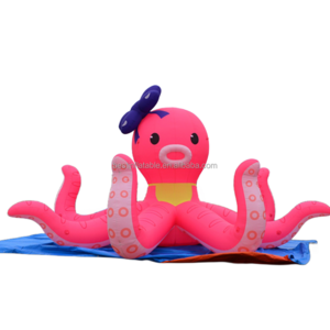 Custom inflatable marine animal cartoon mascot model Octopus Jellyfish Whale balloon inflatable advertisement