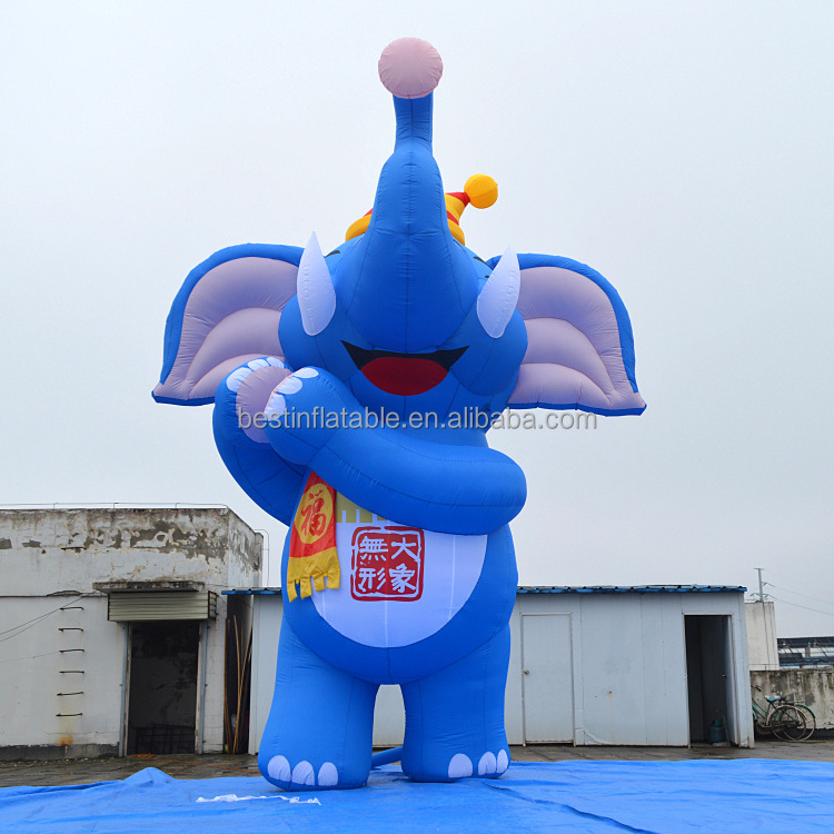 Giant custom designed inflatable elephant animal advertising inflatables cartoon elephant model promotion