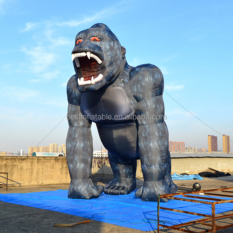 Customize Giant Advertising Inflatable Cartoon Model Big Gorilla Custom Inflatables