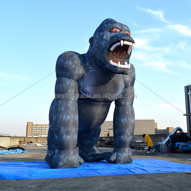 Customize Giant Advertising Inflatable Cartoon Model Big Gorilla Custom Inflatables