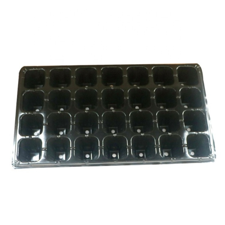 Cheap price 28 Cells Plastic Vegetable Plant Grow Seedling Trays Nursery Plug Tray