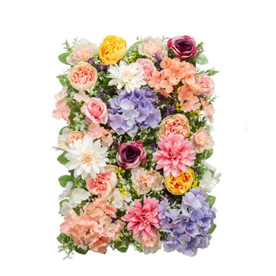 Artificial Flower Wall Panel  Rose Backdrop Wall for Wedding