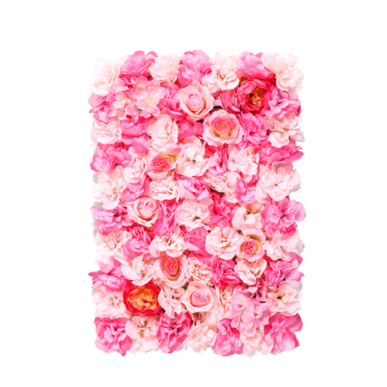 Artificial Flower Wall Panel  Rose Backdrop Wall for Wedding