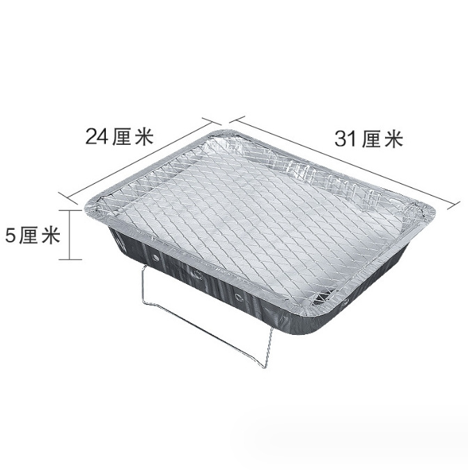 Factory Supply Disposable Portable BBQ Charcoal Grills Ovens Stainless Steel Grills Carbon Grills for Outside and Camping