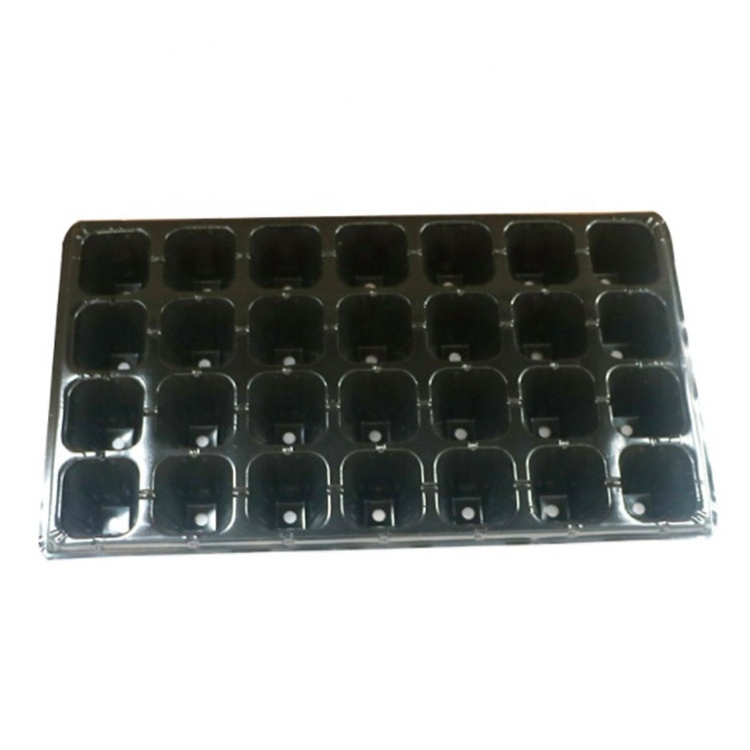 Cheap price 28 Cells Plastic Vegetable Plant Grow Seedling Trays Nursery Plug Tray