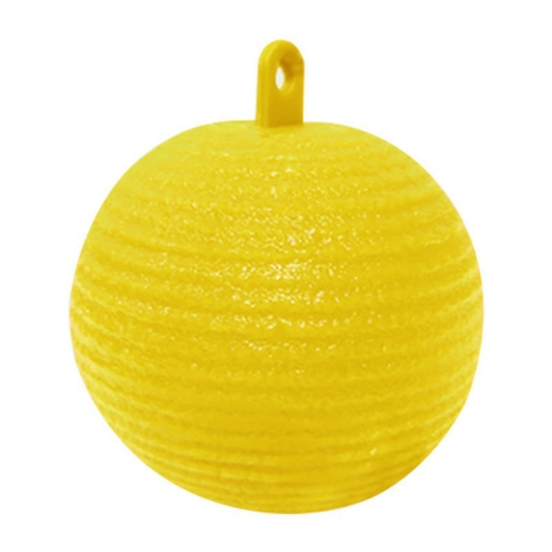 Indoor/Outdoor Disposable Fly Trap Ball Yellow/Green Sticky Insect Catcher for Home Garden Effective Animal Pest Control