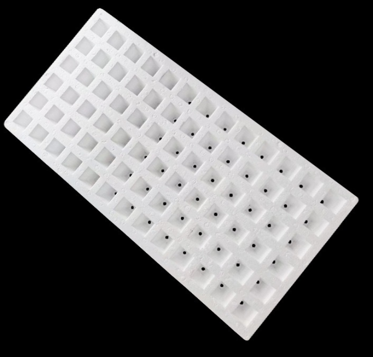 Floating foam board water planting tray white foam hydroponics seedling tray vegetable herbal tobacco grow tray