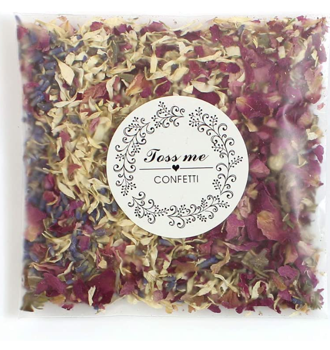 Hot Sale Natural Dried Flower Petals Wedding Confetti Mixed Dried Rose Petals Biodegradable Flower Petal Confetti