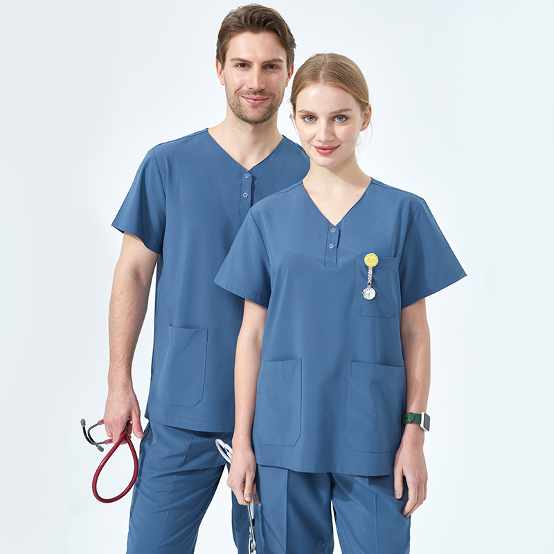 Hot Sale Hospital Uniform Nurse Dental Pediatric Clothing Professional Hospital Dental Clinic Workwear Stretch Surgeon Uniforms