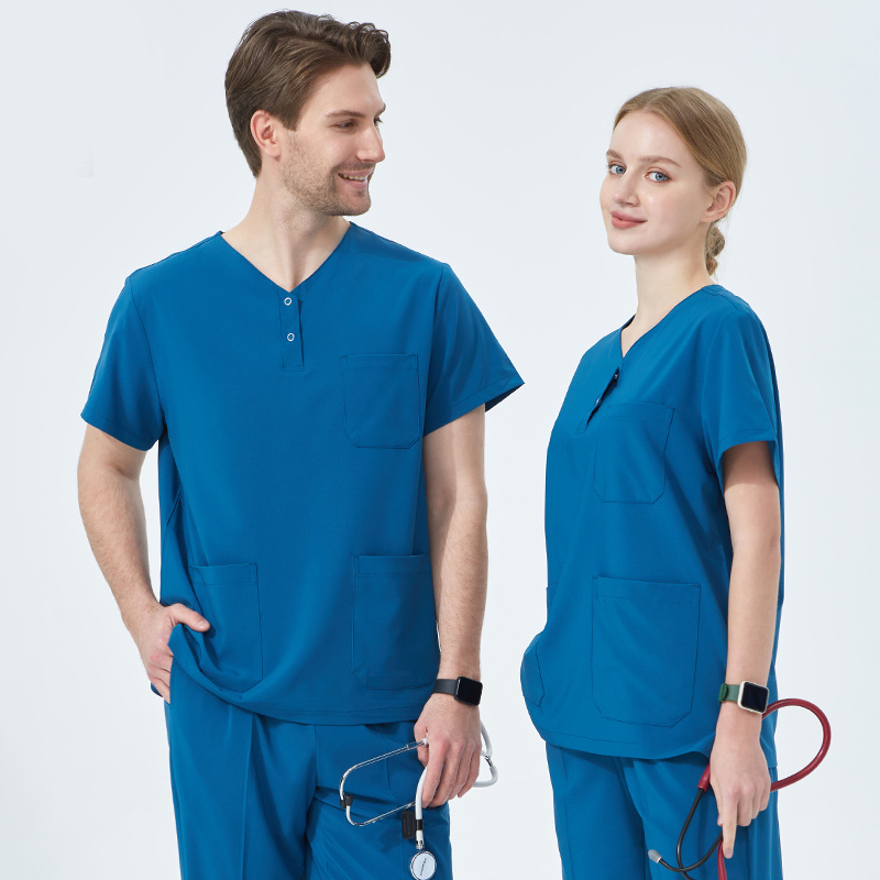 Hot Sale Hospital Uniform Nurse Dental Pediatric Clothing Professional Hospital Dental Clinic Workwear Stretch Surgeon Uniforms