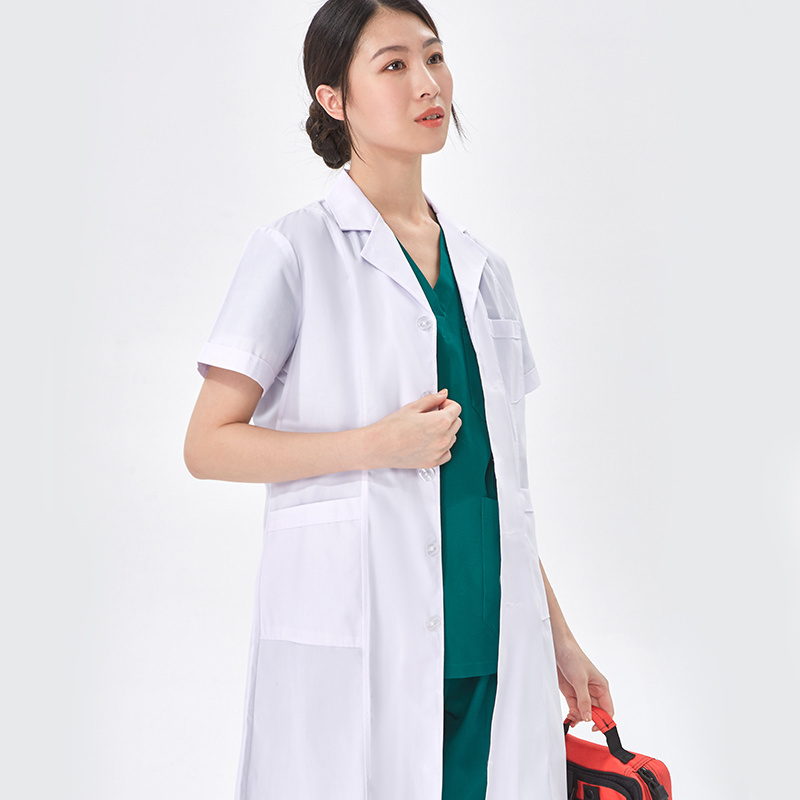 Lab Coats White for Women and Men Medical Student White Coat School Laboratory Physician Doctor Consultation Professional Gown