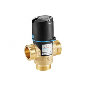 DN20 DN25 thermostatic 3 way boiler  brass mixing valve for bathroom shower system