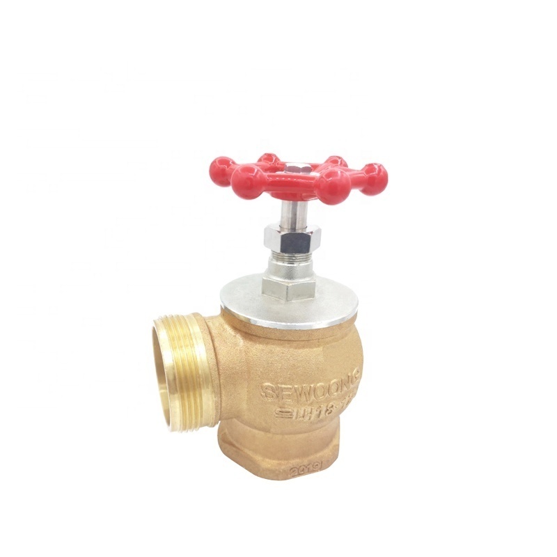 Bronze Fire Hydrant Hose Angle Valve For Firefighting System