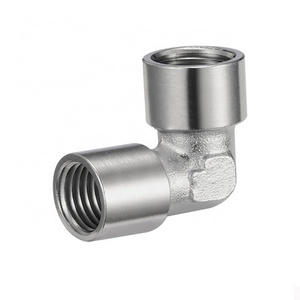 Metal Hose Connector Pipe Brass Forged Nickel Plated Push Fittings BJ55015