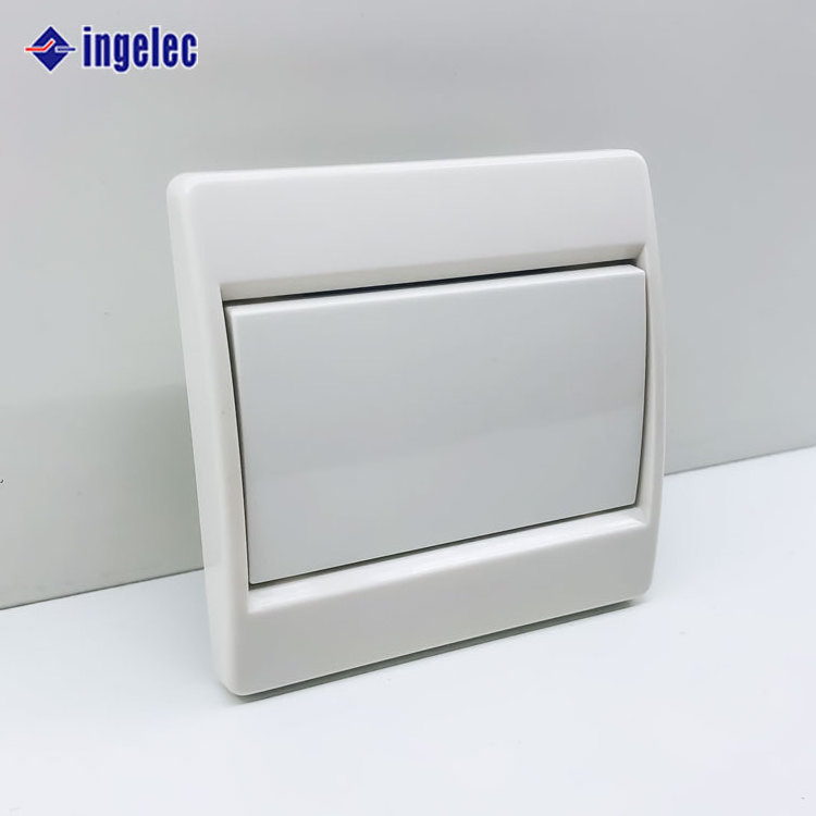 White wall switch European standard light switch Germany Russia 10A 220V switch