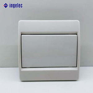 White wall switch European standard light switch Germany Russia 10A 220V switch