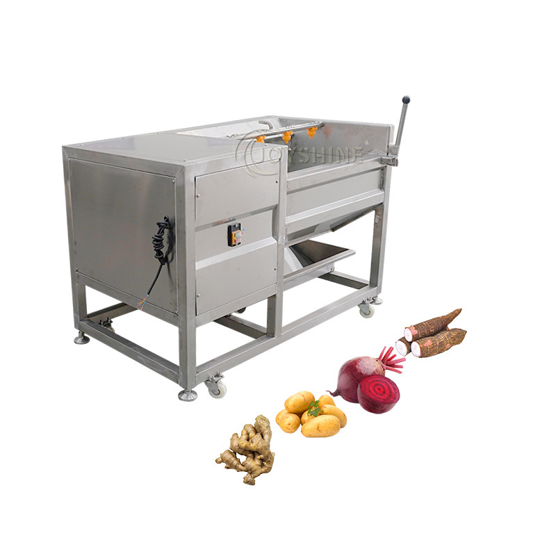 Factory supply Joyshine brand Potato roller brush cleaning machine for fruit and vegetable commercial potato peeler machine