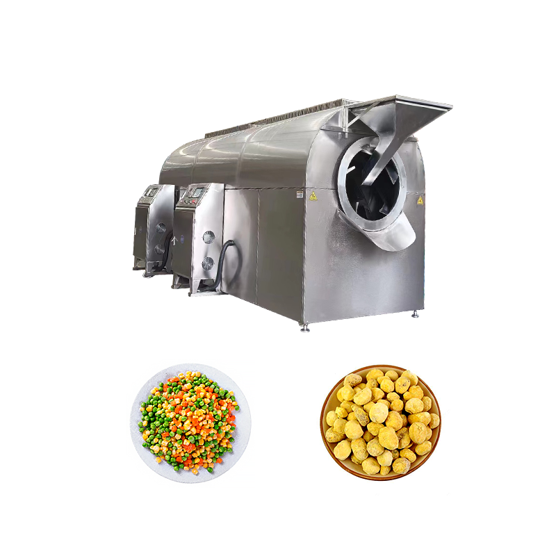 Automatic Peanut Nuts Roasting Machines Cocoa Bean Roasting Machine Sesame Roasted Seed Machine