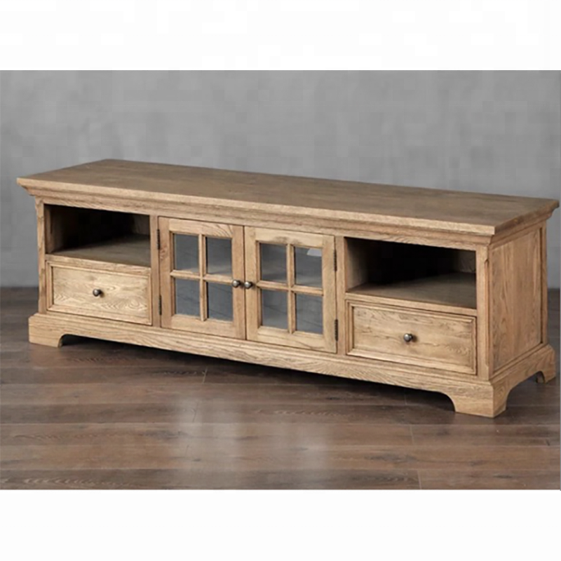 Factory custom design wooden cabinet with basket drawers/wooden tv cabinet