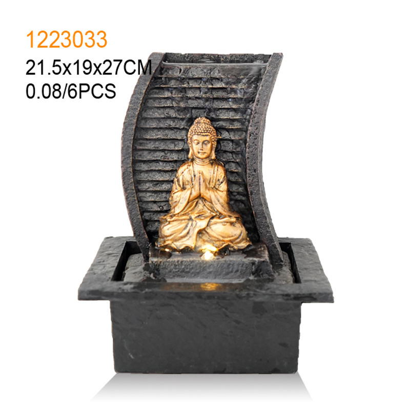 concrete buddha statue molds indoor waterfall fountains garden water fountains