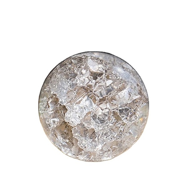 Wholesale crystal crafts crystal glass ice crack bubble ball transparent ball Fountain accessories