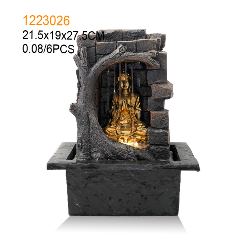 concrete buddha statue molds indoor waterfall fountains garden water fountains