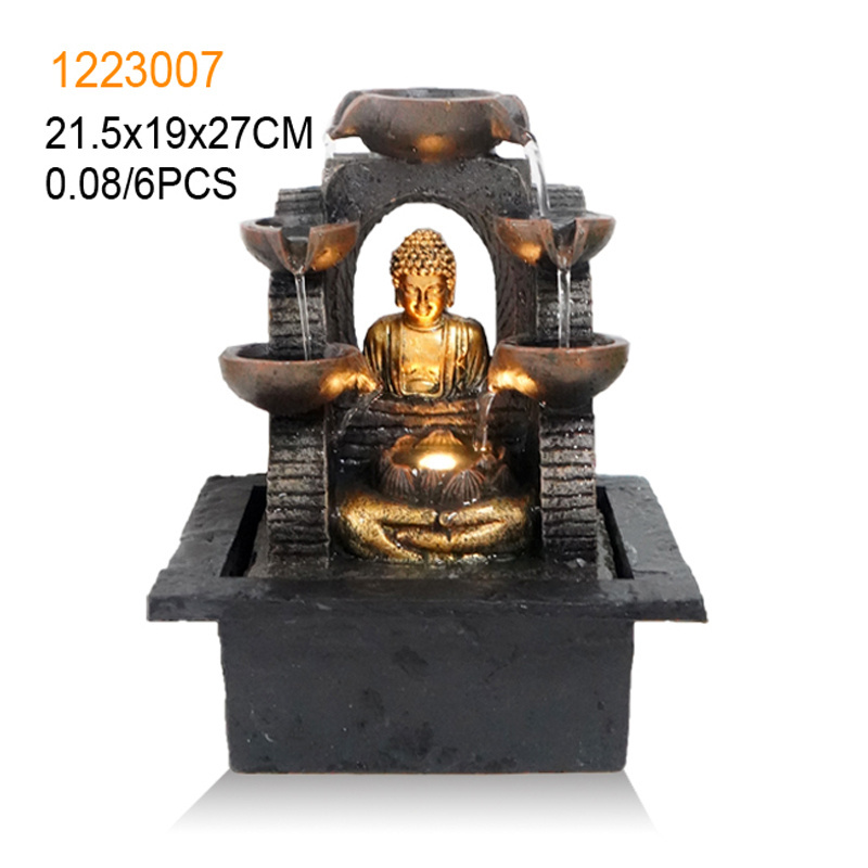 concrete buddha statue molds indoor waterfall fountains garden water fountains