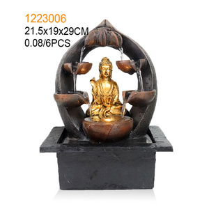 concrete buddha statue molds indoor waterfall fountains garden water fountains