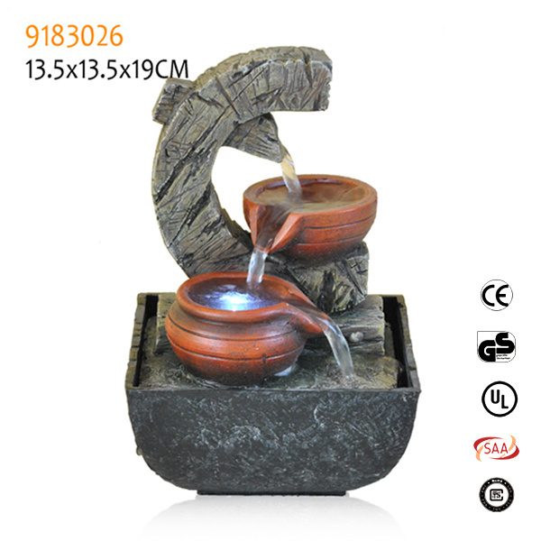 High quality custom decorative teapot resin indoor ganesh water fountain