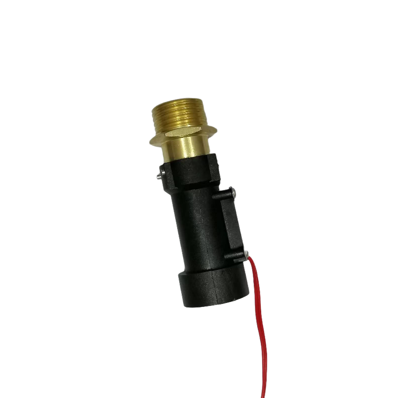 Factory Outlet Two Wire Reed Switch Brass Male Thread Water Flow Sensor Nylon G1/2