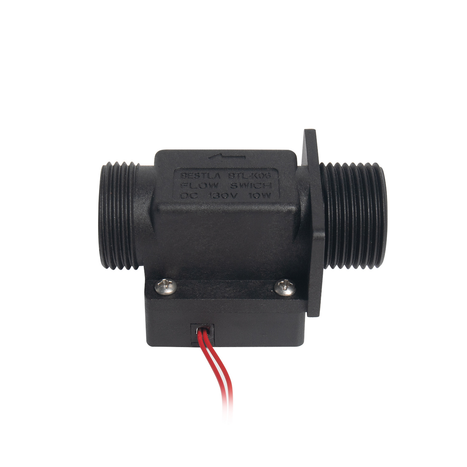 Nylon Plastic Water Flow Switch Magnetic Liquid Water Flow Meter Water Control For Heater Pump 10w-130V with 2 Wires