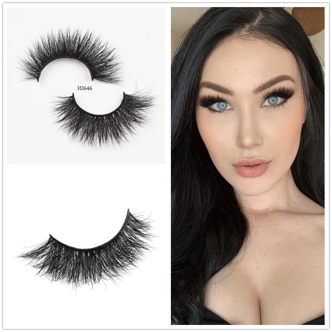 Wholesale fluffy 3d mink eyelashes private label 15mm mink lashes cheapest mink lash manufacturer