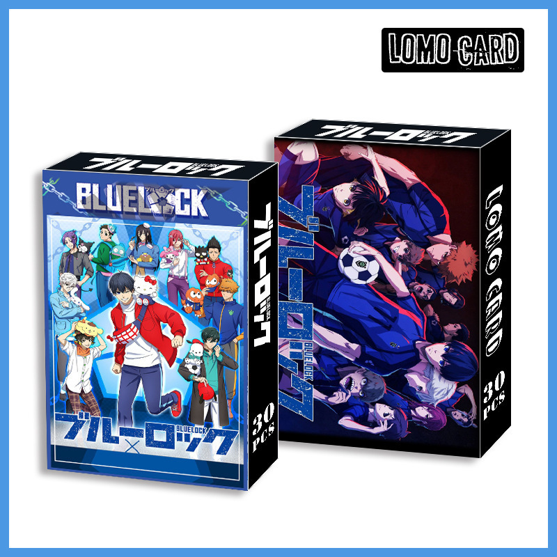 New Arrival 4 Styles 30 pcs/box Blue Lock Postcard Raku Collection Card Oshi no Ko Anime Lomo Photo Card