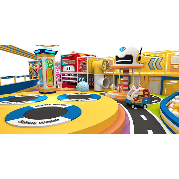 Heavy Duty Teen Dream World Swing And Slide Indoor Playground Commercial Playground Equipment Spinner