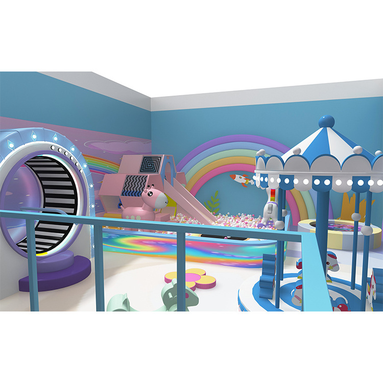 Children Commercial Kids Small Indoor Playground Mini Slide And Swing Set Indor Kids Playground Indoor Wholesale With Trampoline