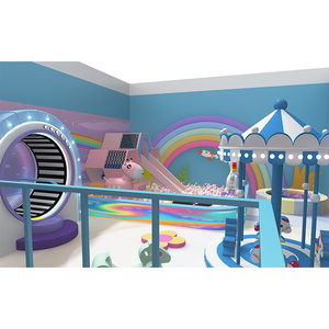 Children Commercial Kids Small Indoor Playground Mini Slide And Swing Set Indor Kids Playground Indoor Wholesale With Trampoline