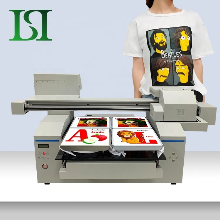 LSTA1A2-227 2022 New High Speed DTG Inkjet Textile T-shirt Printer Canvas Shoes Digital Printing Machine